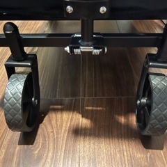 新品未使用品⭐︎アウトドアワゴン キャリーワゴン 耐荷重100kg 容量100L 黒 コンパクトの画像
