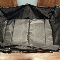 新品未使用品⭐︎アウトドアワゴン キャリーワゴン 耐荷重100kg 容量100L 黒 コンパクトの画像