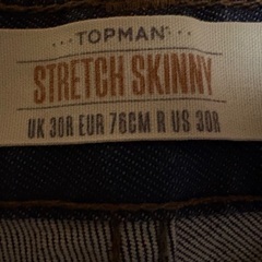 TOPMAN スキニーパンツ ブルー の画像