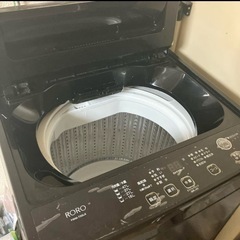 《9/19日までに自宅まで取りに来てくれる人限定》ヤマダ電気オリジナル洗濯機　RORO　YWMT-55LK ブラック　ヤマダ電気の画像