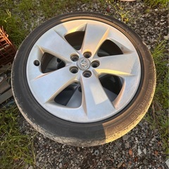 トヨタ　30 プリウス　純正ホイールタイヤ　215/45R17 の画像