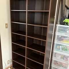 本棚 幅90.5cm高さ180cm奥行29cm(漫画沢山入ります)の画像