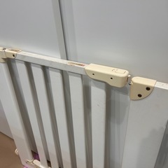 ベビーゲート KATOJI 白 木製の画像