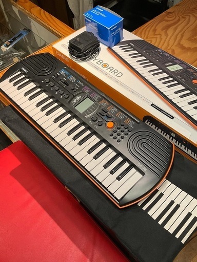 カシオ　ミニキーボード　カシオトーン　SA -76【ACアダプタ付き】