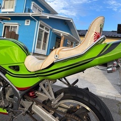 バリオス1型　規制前45馬力　16v化セル一発　カワサキグリーン　カスタムパーツ多数　希少車の画像