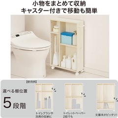 【無料】ニトリ　トイレ収納の画像