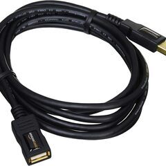 【新品】Amazonベーシック 延長ケーブル USB-A 2.0 2.0mの画像