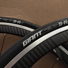 新車取り外し GIANTアルミホイール前後セット タイヤチューブ込の画像