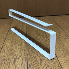 【お渡し時期：9/7（日）〜9/23（火）】山崎実業 tower 戸棚下 キッチンペーパーホルダー 7115の画像