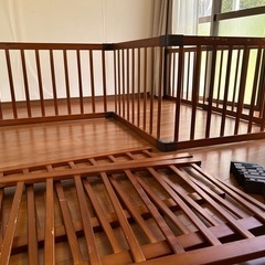 ベビー　柵　連結式
の画像