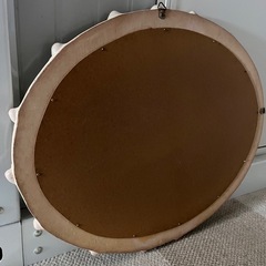 花模様ミラー　鏡の画像