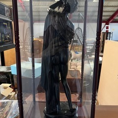 置き時計　新幸運の女神　女性ブロンズ像の画像