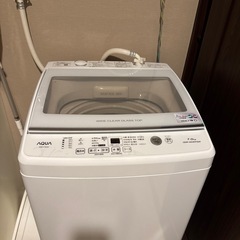 AQUA  全自動洗濯機　7KGの画像