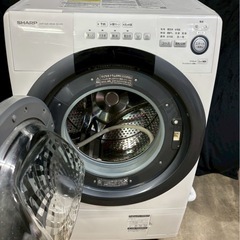 【成約済み】SHARPドラム式洗濯機ES-S7D-WL2020年製 洗濯7kg乾燥3.5kgの画像