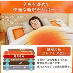 アイリスオーヤマ　電気しき毛布の画像