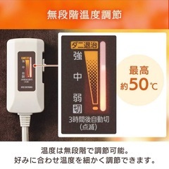アイリスオーヤマ　電気しき毛布の画像