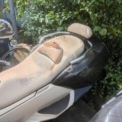 マグザム250　SG21J　書付き　フロント事故車　エンジン始動OK！　ヤマハ　ビックスクーター　修理ベース、部品取り車などにの画像