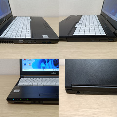 2020年製 ノートパソコン 富士通 LIFEBOOK A7510/E 10世代 i5 SSD 512GB メモリ 16GB Windows11 Office付き 15.6インチ テンキー 91の画像