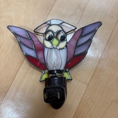 フクロウ　鳥のライトの画像