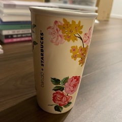 ban.do + Starbucks 陶器　花柄タンブラーの画像