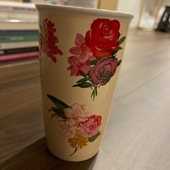 ban.do + Starbucks 陶器　花柄タンブラーの画像