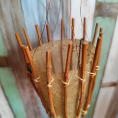 アジアン　吊り下げキャンドルホルダーの画像