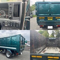 【車検付】ISUZU エルフ ローダーダンプ ワンオーナー 記録簿 衝突軽減ブレーキ レーンキープアシストの画像