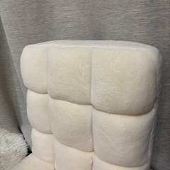 座椅子　ホワイトの画像