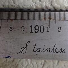 直尺 2000mm 2ｍ ステン　Stainless DIY 職人 工具 工事の画像