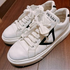PRADA プラダスニーカー　 triangle sneaker23.5の画像