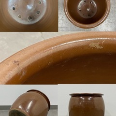 水瓶 甕 かめ カメ 水鉢 陶器 壺 　インテリアの画像