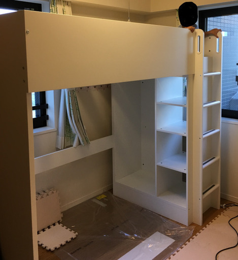 IKEA ロフトベッド SMÅSTAD スモースタード 子供部屋 勉強机