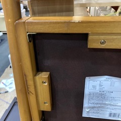 木製椅子　折り畳み式の画像