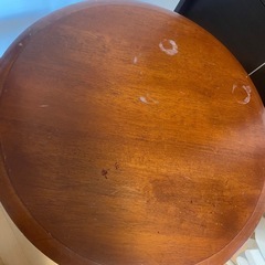 アンティーク調　猫脚　カフェテーブルチェアセットの画像