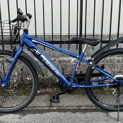 ＜整備済・タイヤ新品＞あさひ人気モデル・ドライド 24インチ・ジュニア自転車・シマノ変速 6段シフト LEDオートライト 鍵付きの画像