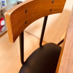 【お取引中】ダイニングテーブルセット(椅子2脚付き)の画像