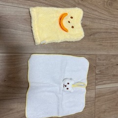 ミキハウス　MIKIHOUSE バスミトン　ハンドタオルの画像