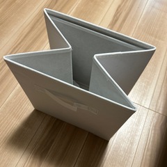収納ボックス 折りたたみ式 2点セットと突っ張り棒2本の画像