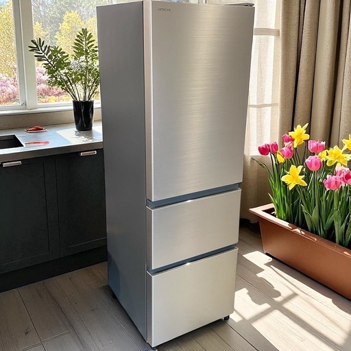 【決まりました】★HITACHI 日立ノンフロン冷凍冷蔵庫 R-V32KV (N) 2020年製