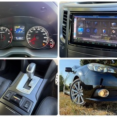 ⭕️ローン&クレジット決済OK⭕️◆車検R8年6月◆H26年レガシィW◆社外ナビ◆自動ブレーキ◆バックカメラ◆本革シート◆の画像