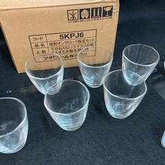 未使用　焼酎オンザロック販促セット　てびねりロックグラス6個まんまる氷製氷器3個の画像
