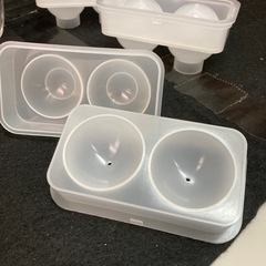 未使用　焼酎オンザロック販促セット　てびねりロックグラス6個まんまる氷製氷器3個の画像