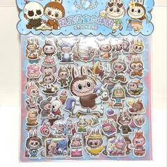 ラブブぷくぷくシール大 4種類の画像