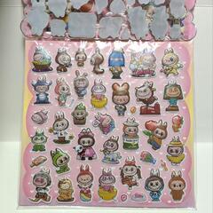 ラブブぷくぷくシール大 4種類の画像