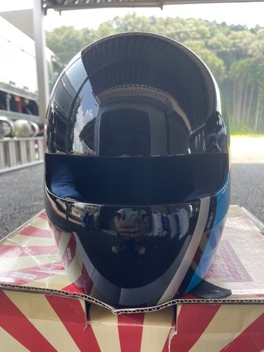 族ヘル　細目　フルフェイス　加工