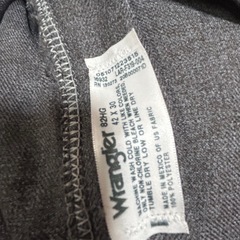 メンズ グレー　Wrangler 42×30 大きいサイズ　薄手　秋物の画像