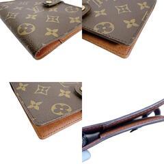 ルイヴィトン R20005 手帳カバー ブラウン  LOUIS VUITTON アジェンダPM モノグラムの画像