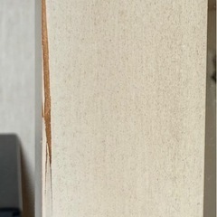 ホワイトウッド調スタンドミラーの画像