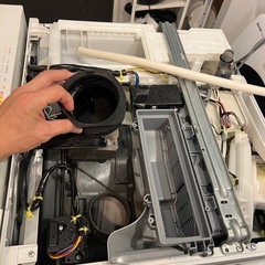 ①美品　パナソニック　左開き　分解清掃済み　Vベルト新品交換済み　NAVG700L 　2017年購入　人気のキューブルの画像
