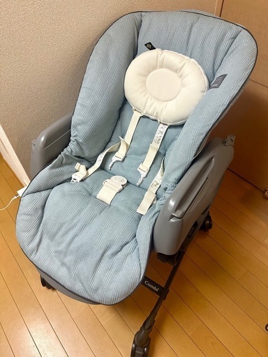 【美品】コンビ ネムリラAUTO SWING BEDi Long スリープシェル EG｜自動バウンサー combi